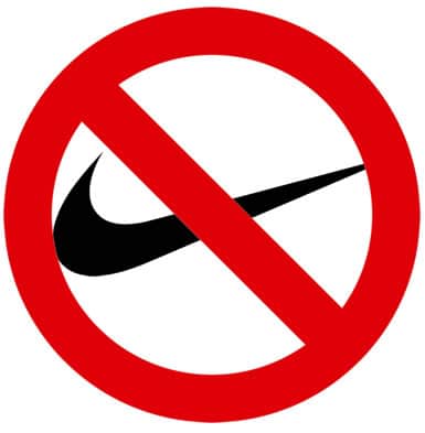 Swoosh not allowed