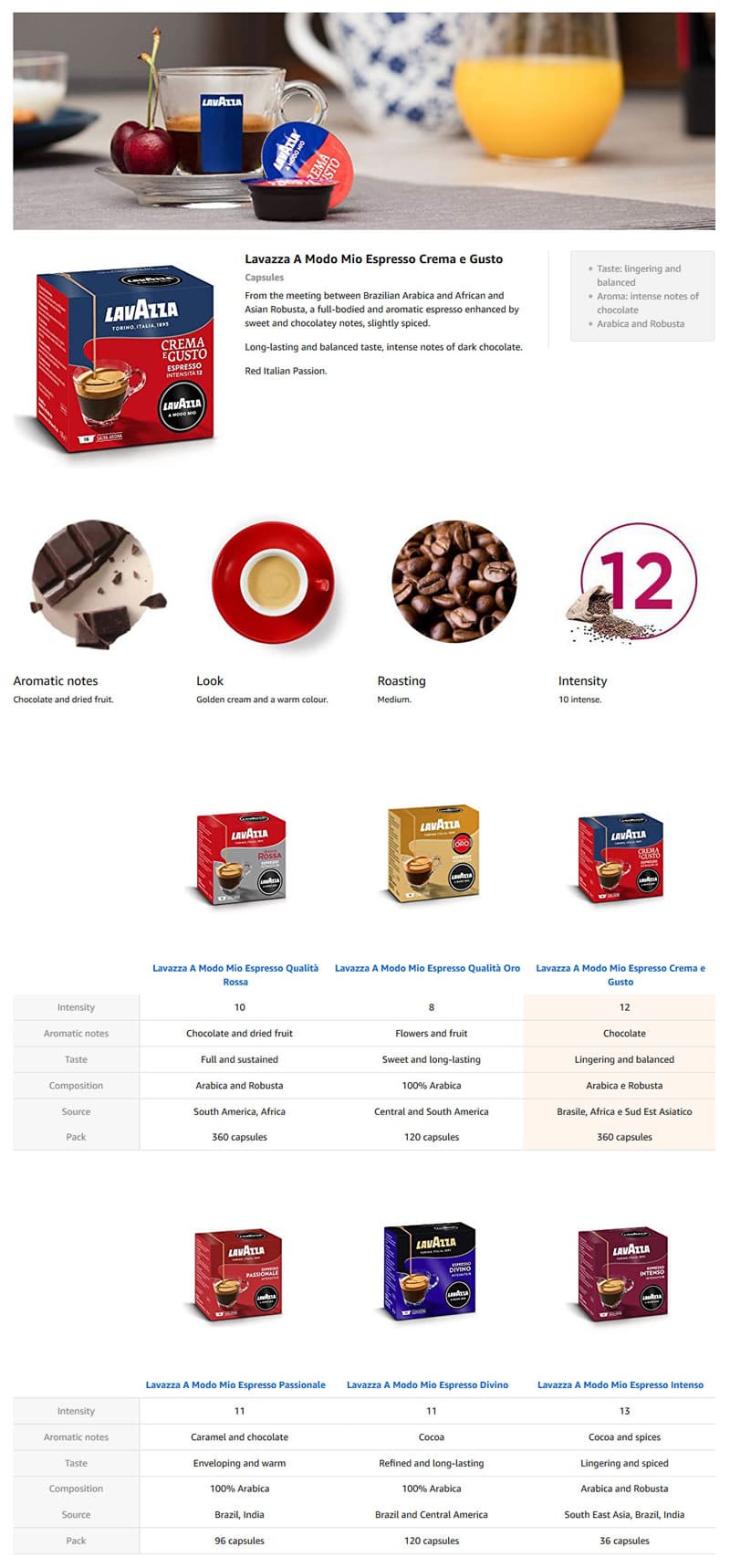 2. Lavazza A Modo Mio Coffee Capsules